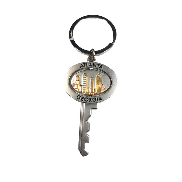 Atlanta Georgia Key Spinner Keychain - Picture 1 of 3